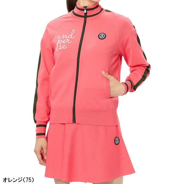 and per se（アンパスィ） レディース 長袖 フルジップブルゾン