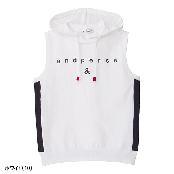 and per se レディース アンパスィ パーカーベスト アクティブ