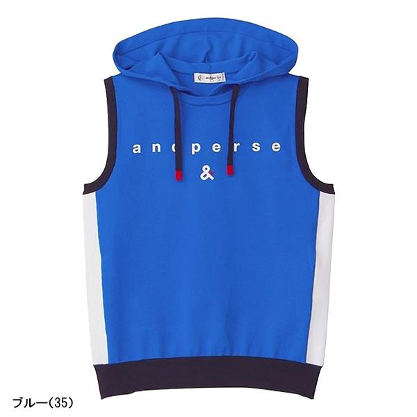 and per se レディース アンパスィ パーカーベスト アクティブ