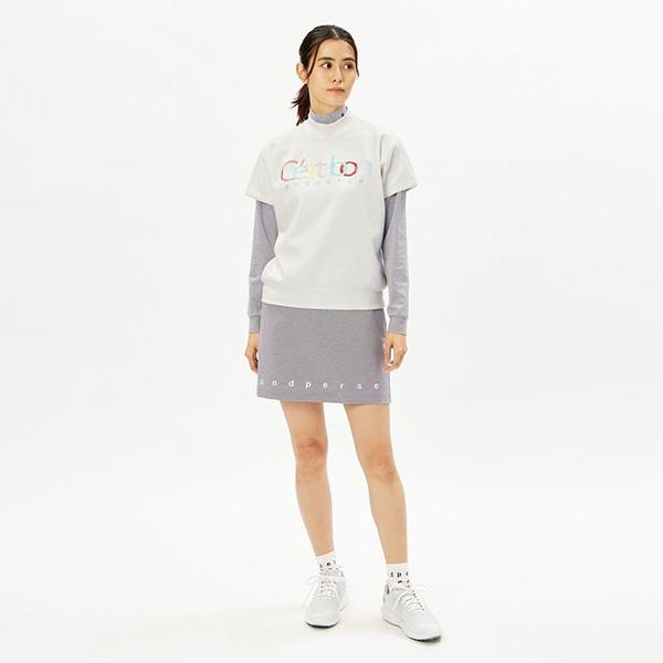 and per se レディース アンパスィ 半袖 モックネックプル