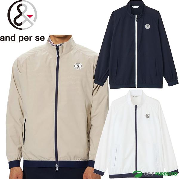 and per se アンパスィ 長袖 フルジップ ジャケット マルチ