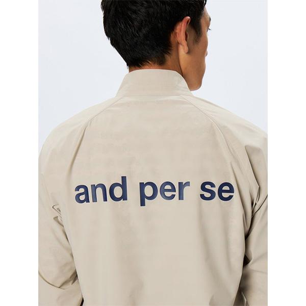 and per se アンパスィ 長袖 フルジップ ジャケット マルチ
