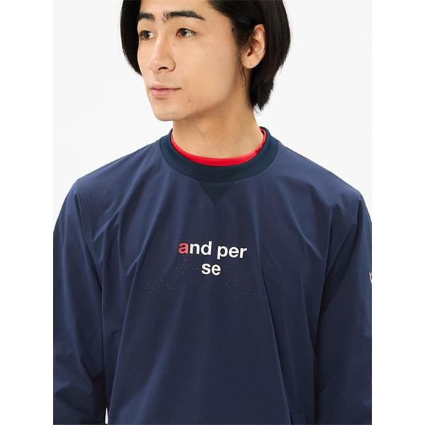 and per se（アンパスィ） 長袖 パンチングスニードジャック ブルゾン