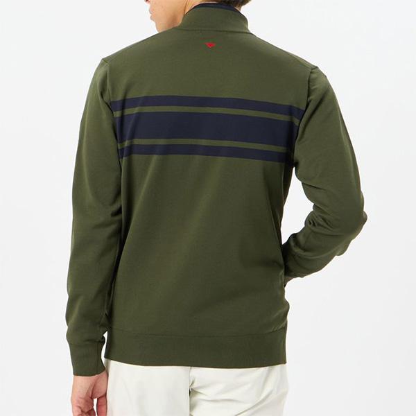 and per se（アンパスィ） 長袖 フルジップブルゾン アクティブニット