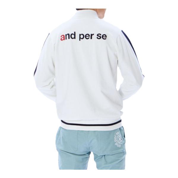 美品 アンパスィ and per se ロゴ総柄 ハーフジップニット XLビッグ 楽天市場】アンパスィ and per se AMF2513B4 メンズ 長袖