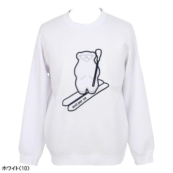 and per se（アンパスィ） 長袖 マシュマロスウェット トレーナー