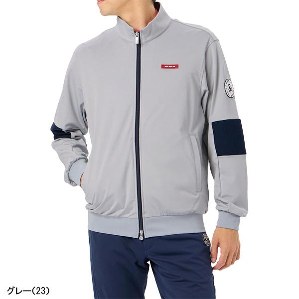 and per se（アンパスィ） 長袖 フルジップブルゾン エアロスウェット