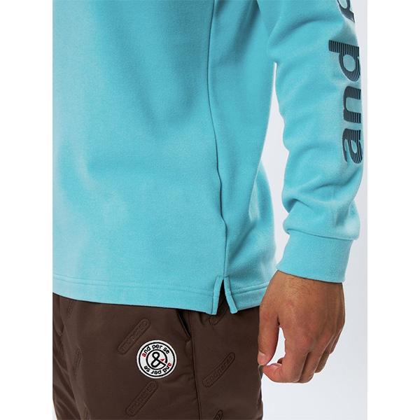 and per se（アンパスィ） 長袖 ハイネックシャツ マシュマロスムース