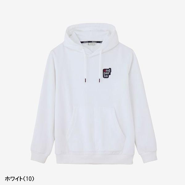 and per se（アンパスィ） 長袖 スウェット プルパーカー パーカ