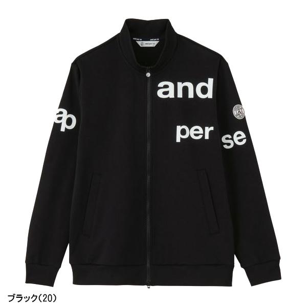and per se（アンパスィ） 長袖 フルジップブルゾン ショット