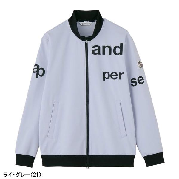 and per se（アンパスィ） 長袖 フルジップブルゾン ショット