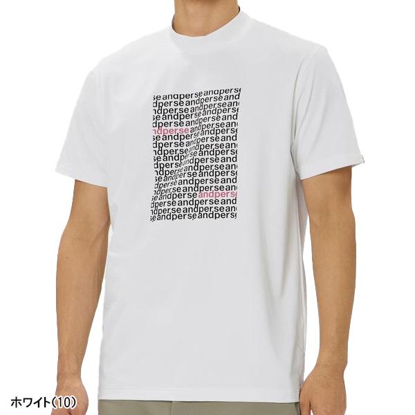 and per se（アンパスィ） 半袖 モックネックシャツ リファインドライ