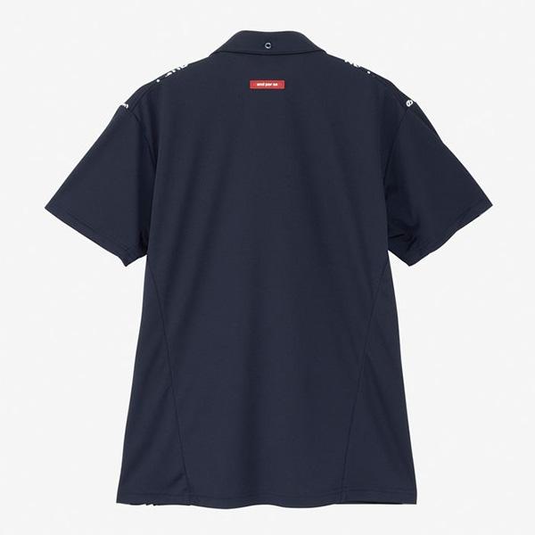 サイズ：LL AND PER SE アンパスィ  半袖ポロシャツ ボタンダウン ワッペン 総柄 イエロー系 [240101439966] ゴルフウェア メンズ ストスト サイズ：LL AND PER SE アンパスィ 半袖ポロシャツ ボタンダウン
