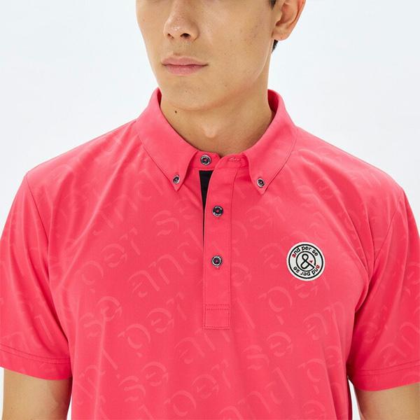 and per se（アンパスィ） 半袖 ポロシャツ ボタンダウンシャツ