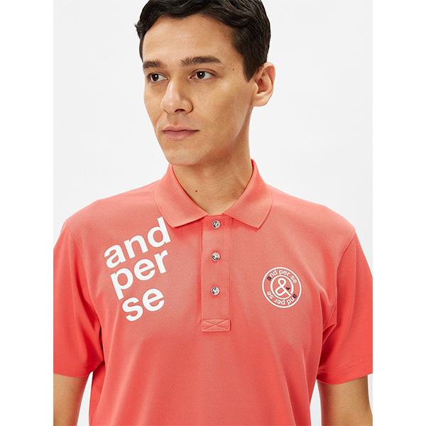 and per se アンパスィ 半袖 ポロシャツ SWING DRYシード