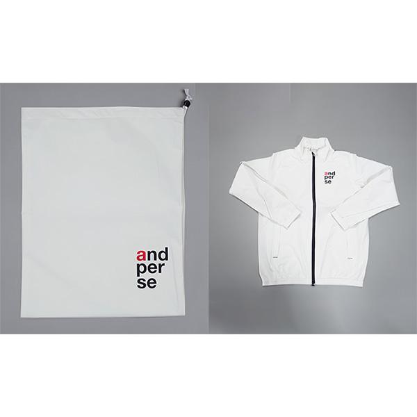 and per se（アンパスィ） レインスーツ セットアップ ジャケット