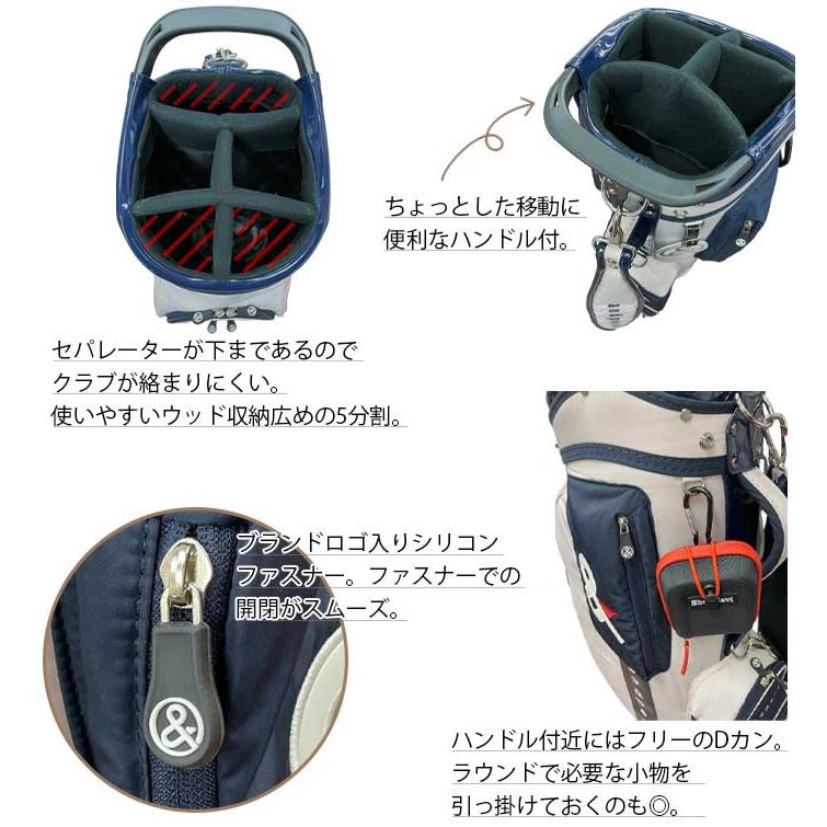 and per se アンパスィ キャディバッグ 9.0型 AUS7995 別注 プレスト