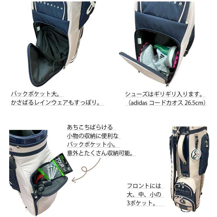 and per se（アンパスィ） キャディバッグ 9.0型 AUS7995 別注
