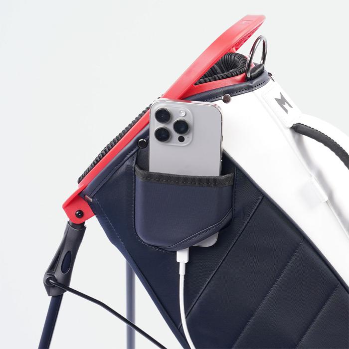 希少　ARGOLF キャディーバッグ　スタンド式　8.5型　軽量　グレー　良好 ARGOLF（アールゴルフ） 8.5型 キャディバッグ M COMP スタンド SG1