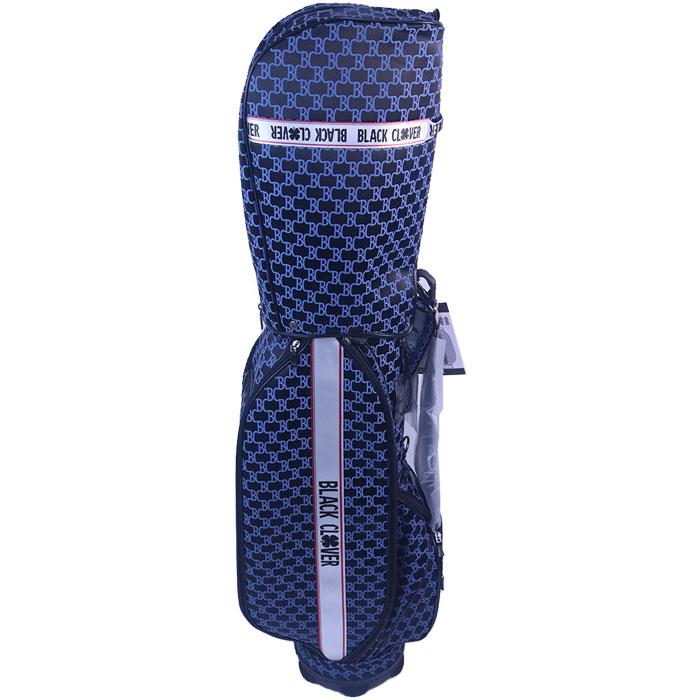 在庫処分 BLACK CLOVER ジャガード 9.0型 キャディバッグ カートタイプ BA5PNC22 メンズ レディース ユニセックス お洒落
