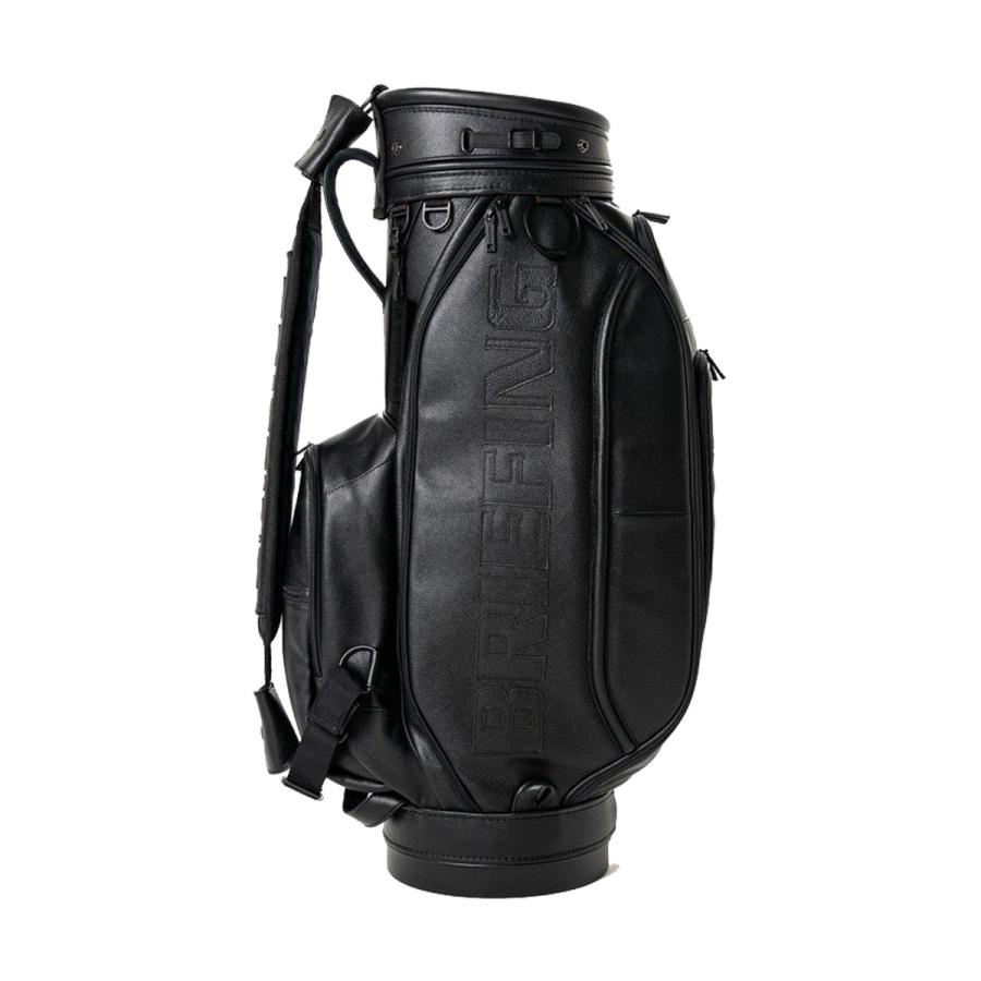 ブリーフィング ゴルフ 9.5型 キャディバッグ CR-11 レザーシリーズ 最上級ライン カートタイプ BRG221D07(97900円)