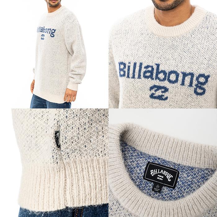 BILLABONG（ビラボン） 長袖 クルーネック セーター ニット メンズ 