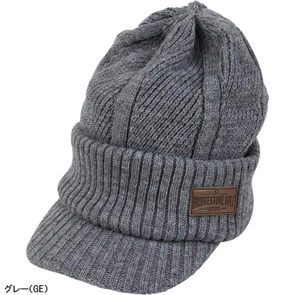 BRIDGESTONE GOLF ブリヂストン ゴルフ ニットキャップ 25年秋冬 ツバ