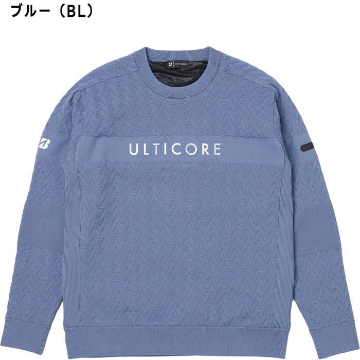 値下げ中ブリヂストン　ゴルフ　ニット 25年秋冬 長袖前開きセーター(M WH(ホワイト)): アパレル|BRIDGESTONE