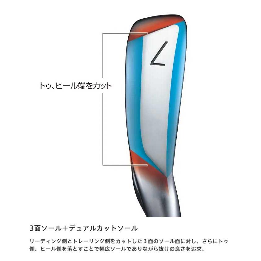 BRIDGESTONE GOLF ブリヂストンゴルフ BX2 HT アイアン 5本セット（#6