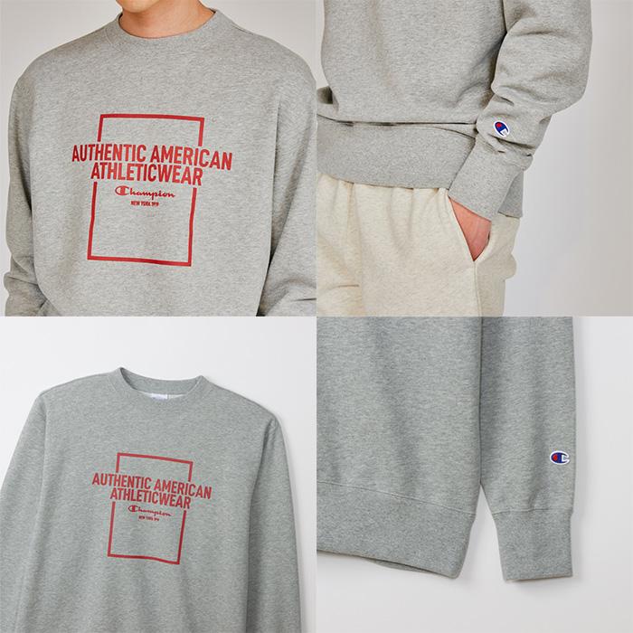 Champion（チャンピオン） 長袖 クルーネックスウェットシャツ