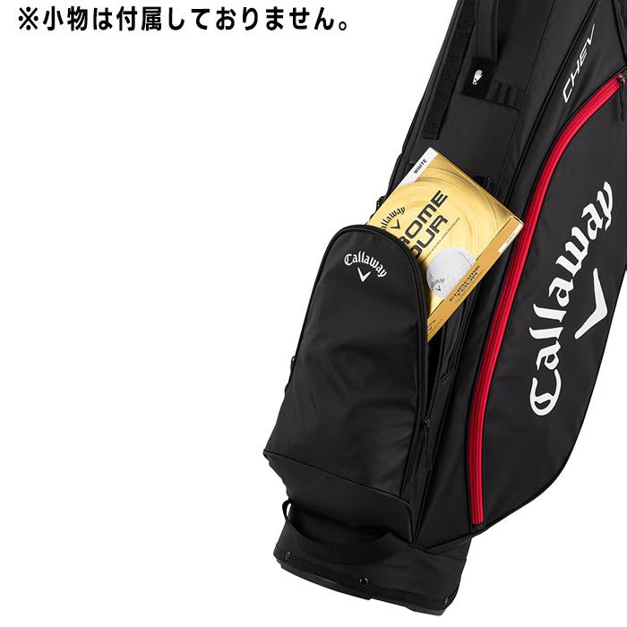 Callaway CHV 軽量ゴルフバッグ　ブラック×レッド　未使用 Callaway（キャロウェイ） ゴルフ 9.0型 CHEV シェブ スタンド 26 JM