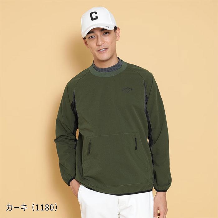 キャロウェイ ゴルフウェアストレッチ ポリエステル 撥水 プルオーバー ブルゾン Callaway キャロウェイ ゴルフ 8WAYストレッチ シワポリエステル