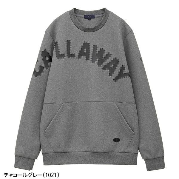Callaway（キャロウェイ） ゴルフ 長袖 クルーネック ロゴプリント