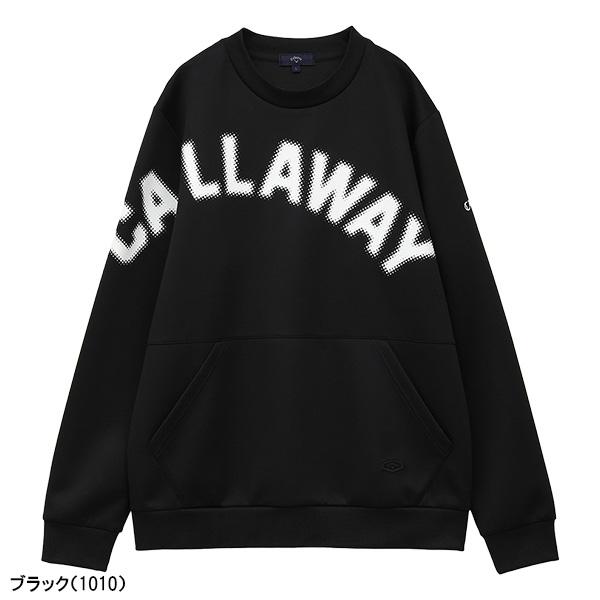 Callaway（キャロウェイ） ゴルフ 長袖 クルーネック ロゴプリント