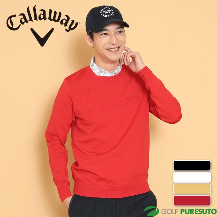 Callaway（キャロウェイ） ゴルフ ピンタックロゴ ポリエステル ニット