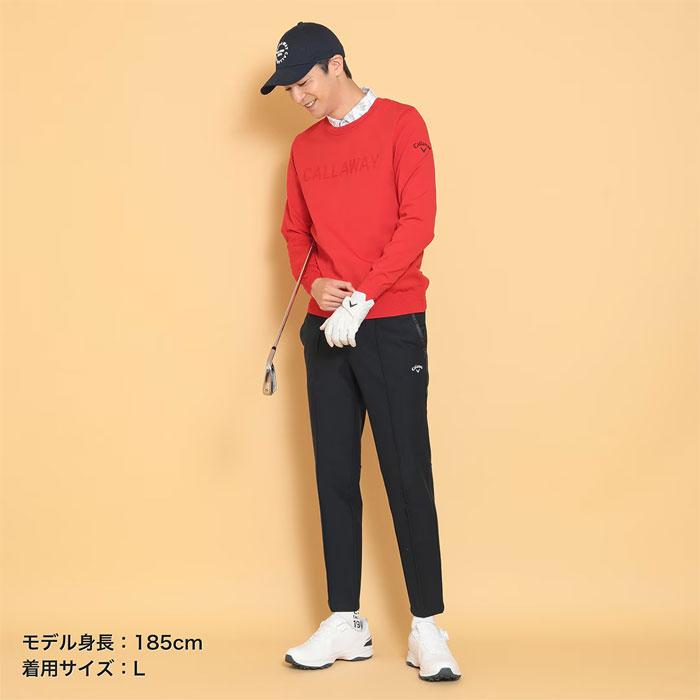 【新品・未使用・タグ付】Callaway キャロウェイ パンツ 赤 M Callaway（キャロウェイ） メンズ ゴルフウェア 8WAYストレッチ