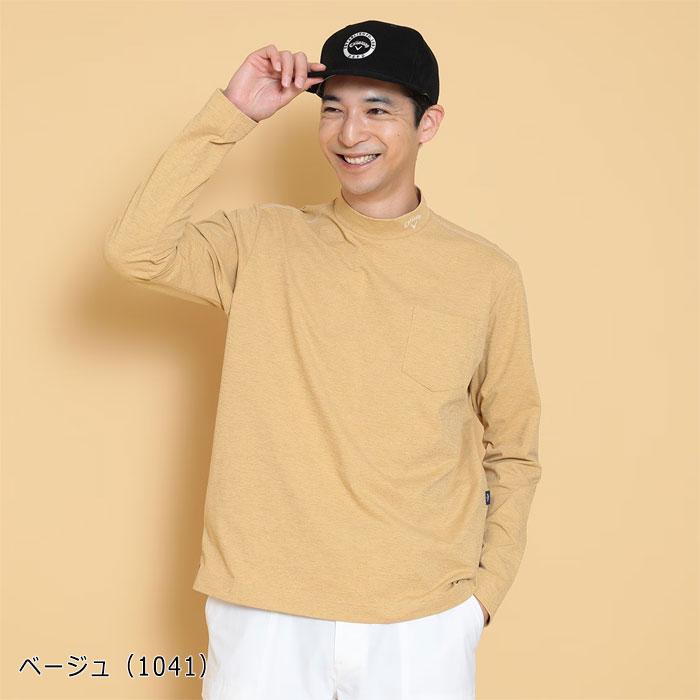 Callaway（キャロウェイ） ゴルフ ヘビー天竺 モックネック シャツ