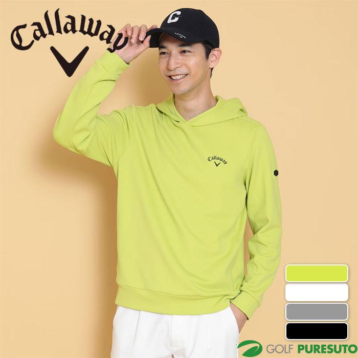 キャロウェイ ゴルフ 裏起毛 ダブルニット フーディーシャツ C24233111 ゴルフウェア トップス 2024年秋冬モデル Callaway GOLF Callaway（キャロウェイ） ゴルフ 裏起毛 ダブルニット フーディー