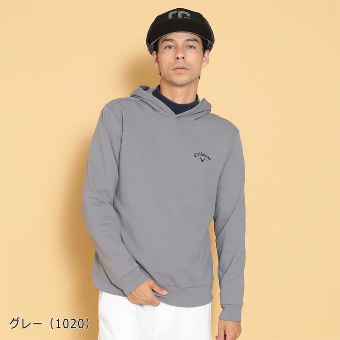 キャロウェイ ゴルフ 裏起毛 ダブルニット フーディーシャツ C24233111 ゴルフウェア トップス 2024年秋冬モデル Callaway GOLF Callaway（キャロウェイ） ゴルフ 裏起毛 ダブルニット フーディー