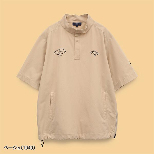 Callaway（キャロウェイ） 半袖 プルオーバー ブルゾン 8WAYストレッチ