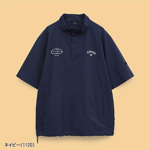 Callaway（キャロウェイ） 半袖 プルオーバー ブルゾン 8WAYストレッチ