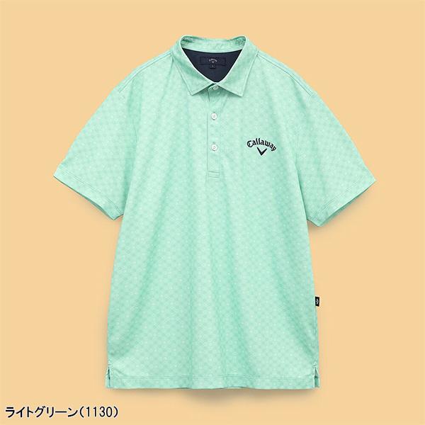 Callaway（キャロウェイ） 半袖 ポロシャツ -3℃裏クールロゴプリント