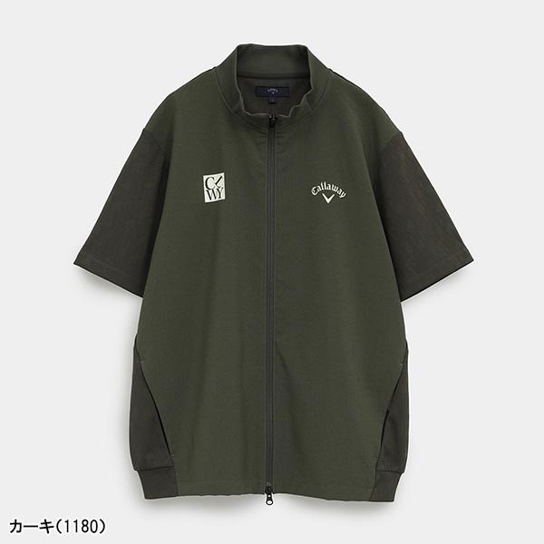 Callaway（キャロウェイ） 半袖 フルジップ ブルゾン 8WAYストレッチ