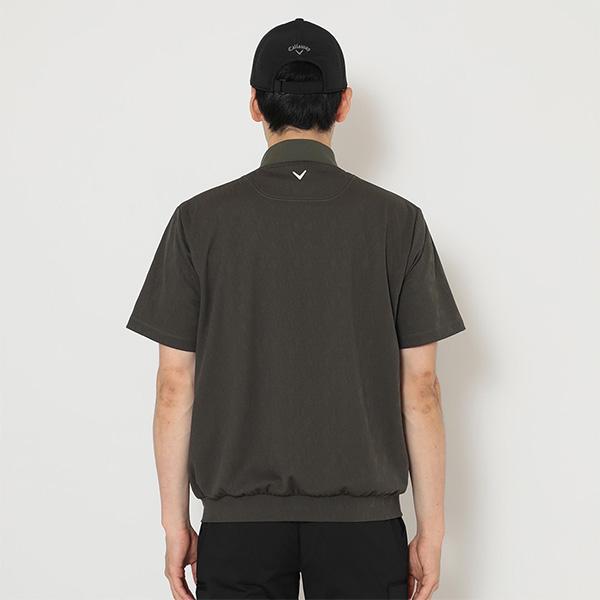 キャロウェイ 半袖 フルジップ ブルゾン 8WAYストレッチ半袖フルジップスウェット メンズ C25217100 トップス ゴルフウェア 2025年秋冬モデル Callaway 秋冬ウェア アパレル Callaway（キャロウェイ） 半袖 フルジップ ブルゾン 8WAYストレッチ