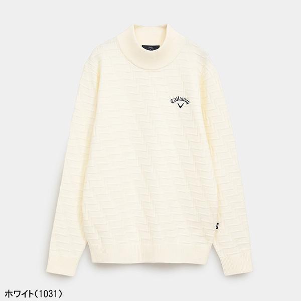 Callaway（キャロウェイ） 長袖 ハイネックニット リンクス編み メンズ