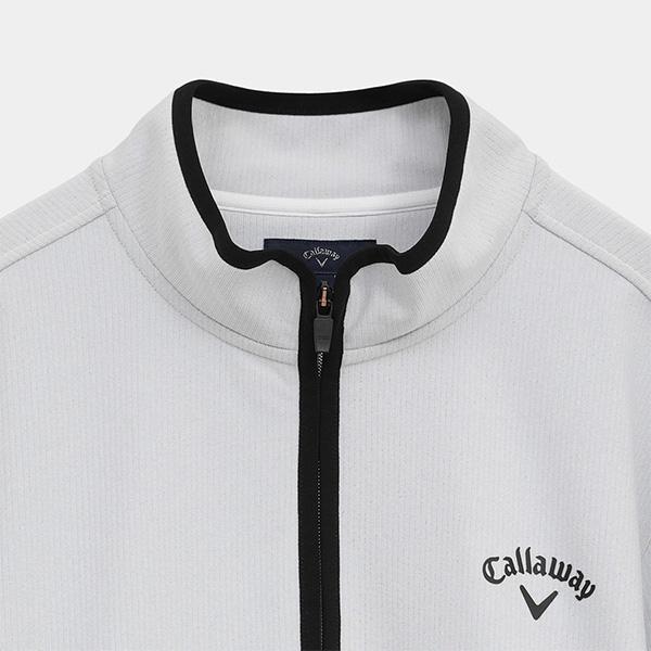 Callaway（キャロウェイ） 長袖 ハーフジップ モックネックシャツ 裏