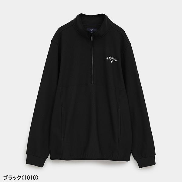 Callaway（キャロウェイ） 長袖 ハーフジップ モックネックシャツ 裏