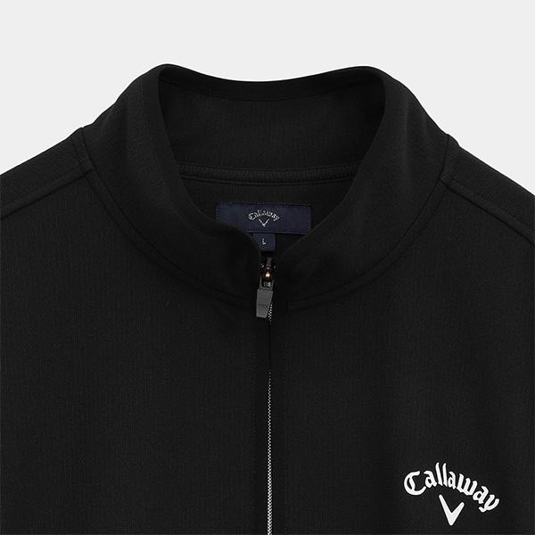 Callaway（キャロウェイ） 長袖 ハーフジップ モックネックシャツ 裏