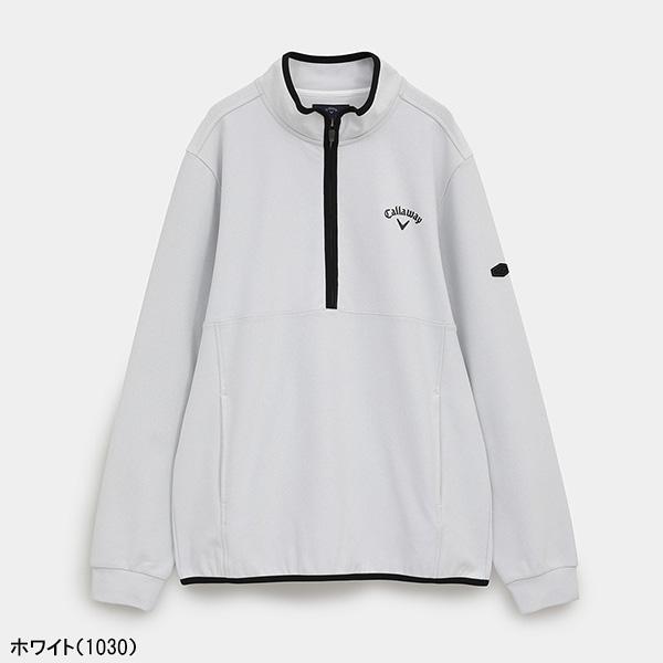 Callaway（キャロウェイ） 長袖 ハーフジップ モックネックシャツ 裏
