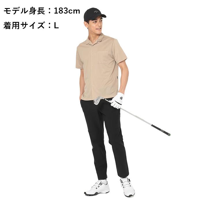 Callaway（キャロウェイ） かざあなメッシュ開襟シャツ メンズ